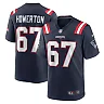 Zennovawear Men's New England Patriots Hayden Howerton Navy Home Game Player Jersey
