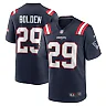 Zennovawear Men's New England Patriots Isaiah Bolden Navy Team Game Jersey