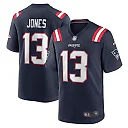 Zennovawear Men's New England Patriots Jack Jones Navy Game Player Jersey