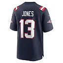 Zennovawear Men's New England Patriots Jack Jones Navy Game Player Jersey