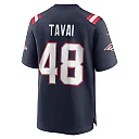 Zennovawear Men's New England Patriots Jahlani Tavai Navy Game Player Jersey