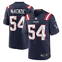 Zennovawear Men's New England Patriots Jalen McKenzie Navy Team Game Jersey