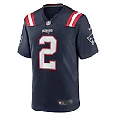 Zennovawear Men's New England Patriots Jalen Mills Navy Game Player Jersey