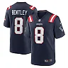 Zennovawear Men's New England Patriots Ja'Whaun Bentley Navy Game Player Jersey