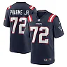 Zennovawear Men's New England Patriots Jeremiah Pharms Jr. Navy Game Player Jersey