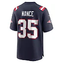 Zennovawear Men's New England Patriots Jim Nance Navy Retired Player Jersey
