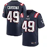 Zennovawear Men's New England Patriots Joe Cardona Navy Game Jersey
