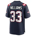 Zennovawear Men's New England Patriots Joejuan Williams Navy Game Jersey