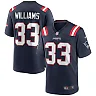 Zennovawear Men's New England Patriots Joejuan Williams Navy Game Jersey