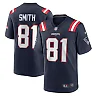 Zennovawear Men's New England Patriots Jonnu Smith Navy Game Jersey
