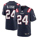 Zennovawear Men's New England Patriots Joshuah Bledsoe Navy Game Player Jersey