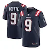 Zennovawear Men's New England Patriots Kayshon Boutte Navy Game Jersey