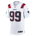 Zennovawear Men's New England Patriots Keion White White Game Jersey