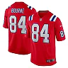 Zennovawear Men's New England Patriots Kendrick Bourne Red Game Jersey