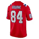 Zennovawear Men's New England Patriots Kendrick Bourne Red Game Jersey