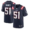 Zennovawear Men's New England Patriots Keshawn Banks Navy Game Jersey