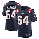 Zennovawear Men's New England Patriots Layden Robinson Navy Game Jersey