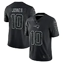 Zennovawear Men's New England Patriots Mac Jones Black RFLCTV Limited Jersey