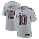 Zennovawear Men's New England Patriots Mac Jones Gray Atmosphere Fashion Game Jersey