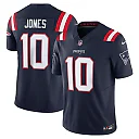 Zennovawear Men's New England Patriots Mac Jones Navy Vapor F.U.S.E. Limited Jersey