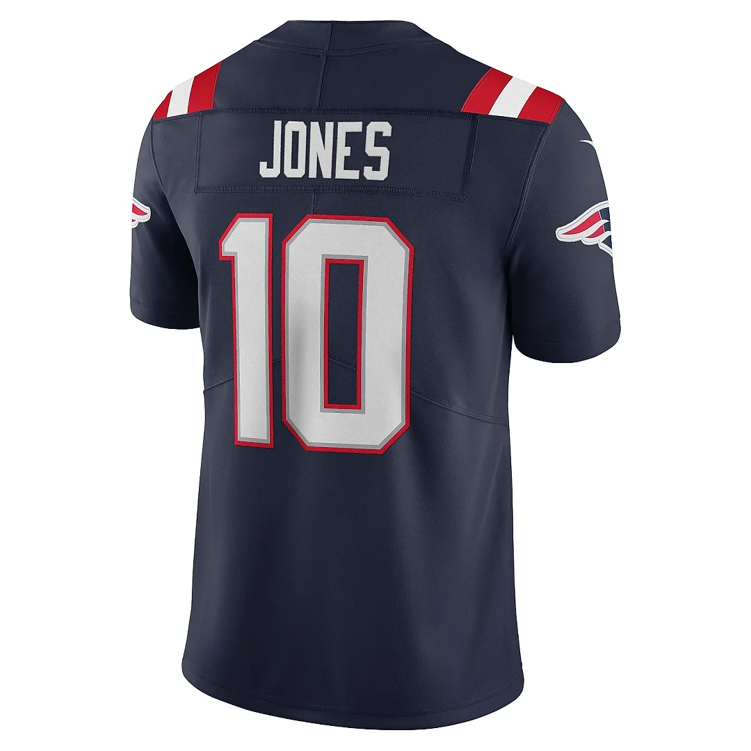 Zennovawear Men's New England Patriots Mac Jones Navy Vapor Limited Jersey
