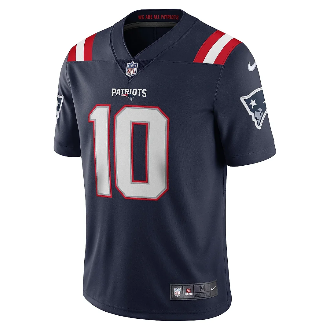 Zennovawear Men's New England Patriots Mac Jones Navy Vapor Limited Jersey