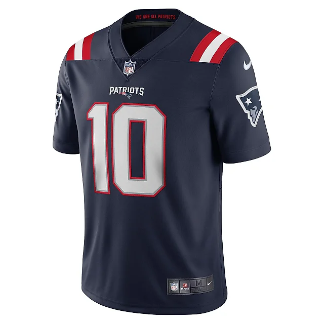 Zennovawear Men's New England Patriots Mac Jones Navy Vapor Limited Jersey