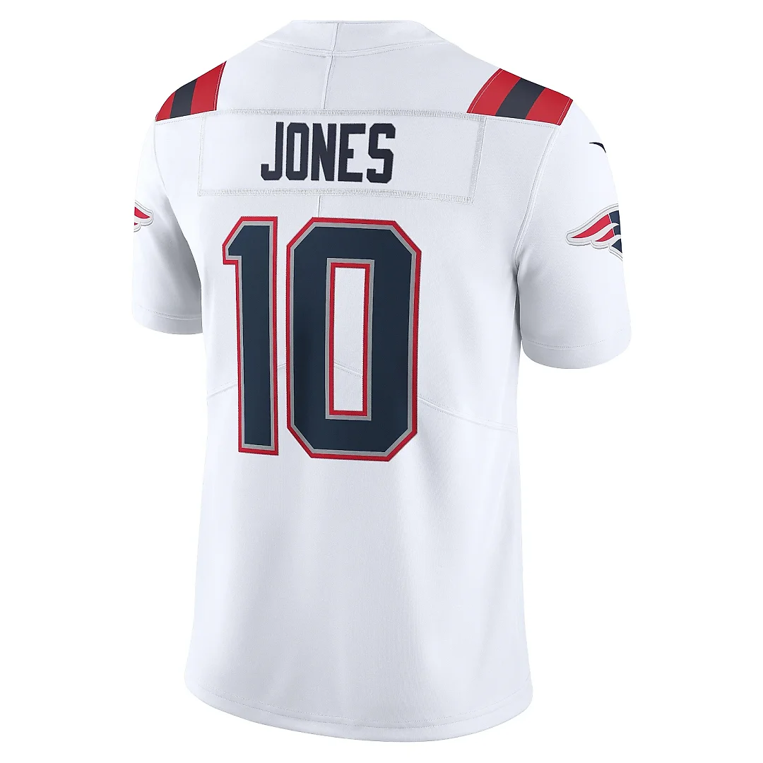 Zennovawear Men's New England Patriots Mac Jones White Vapor Limited Jersey