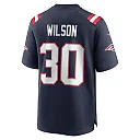 Zennovawear Men's New England Patriots Mack Wilson Navy Game Jersey