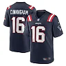 Zennovawear Men's New England Patriots Malik Cunningham Navy Team Game Jersey