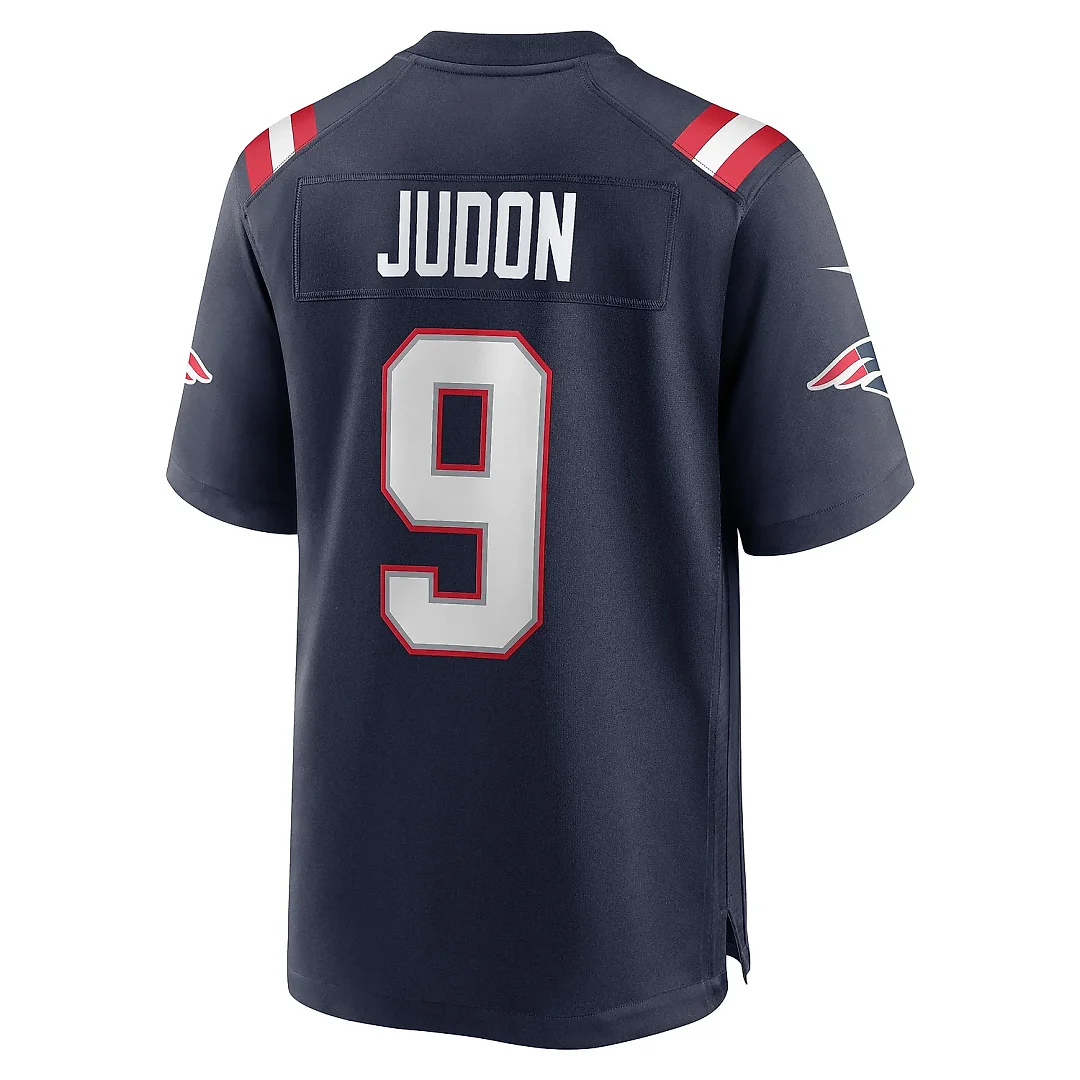 Zennovawear Men's New England Patriots Matthew Judon Navy Game Player Jersey