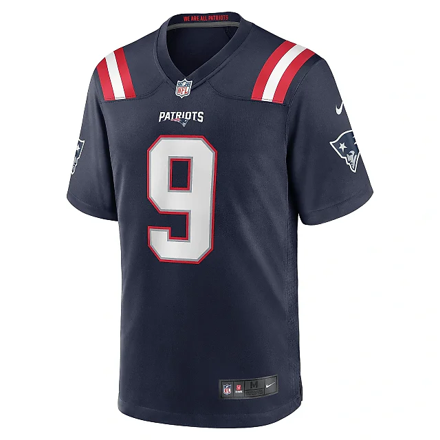 Zennovawear Men's New England Patriots Matthew Judon Navy Game Player Jersey