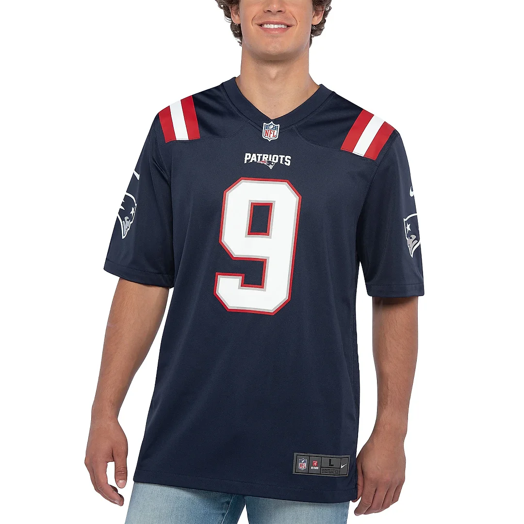 Zennovawear Men's New England Patriots Matthew Judon Navy Game Player Jersey