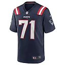 Zennovawear Men's New England Patriots Mike Onwenu Navy Team Game Jersey