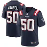 Zennovawear Men's New England Patriots Mike Vrabel Navy Game Retired Player Jersey