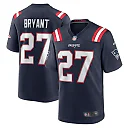 Zennovawear Men's New England Patriots Myles Bryant Navy Game Player Jersey