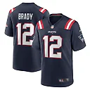 Zennovawear Men's New England Patriots Navy Game Retired Player Jersey