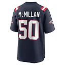 Zennovawear Men's New England Patriots Raekwon McMillan Navy Home Game Player Jersey