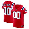 Zennovawear Men's New England Patriots Red Vapor F.U.S.E. Elite Custom Jersey