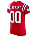Zennovawear Men's New England Patriots Red Vapor F.U.S.E. Elite Custom Jersey