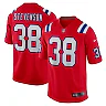 Zennovawear Men's New England Patriots Rhamondre Stevenson Red Alternate Game Player Jersey