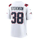 Zennovawear Men's New England Patriots Rhamondre Stevenson White Game Player Jersey