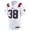 Zennovawear Men's New England Patriots Rhamondre Stevenson White Game Player Jersey