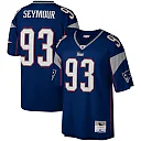 Zennovawear Men's New England Patriots Richard Seymour Mitchell & Ness Navy Legacy Jersey