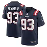 Zennovawear Men's New England Patriots Richard Seymour Navy Retired Player Game Jersey