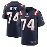 Zennovawear Men's New England Patriots Riley Reiff Navy Game Jersey