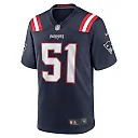 Zennovawear Men's New England Patriots Ronnie Perkins Navy Game Jersey