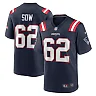 Zennovawear Men's New England Patriots Sidy Sow Navy Team Game Jersey