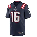 Zennovawear Men's New England Patriots Sione Takitaki Navy Game Jersey