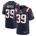 Zennovawear Men's New England Patriots Tae Hayes Navy Home Game Player Jersey